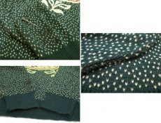 画像5: 1950-60's "Brian Mat Neil" Wool Nordic Sweater　GREEN　size M (表記 L) (5)