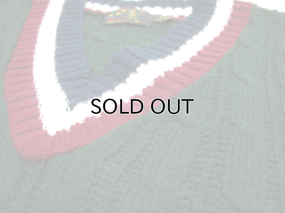 画像5: 1980's "MAGNETIC FORCE" Tilden Sweater -made in USA-　GREEN　size M - L (表記 XL) (5)