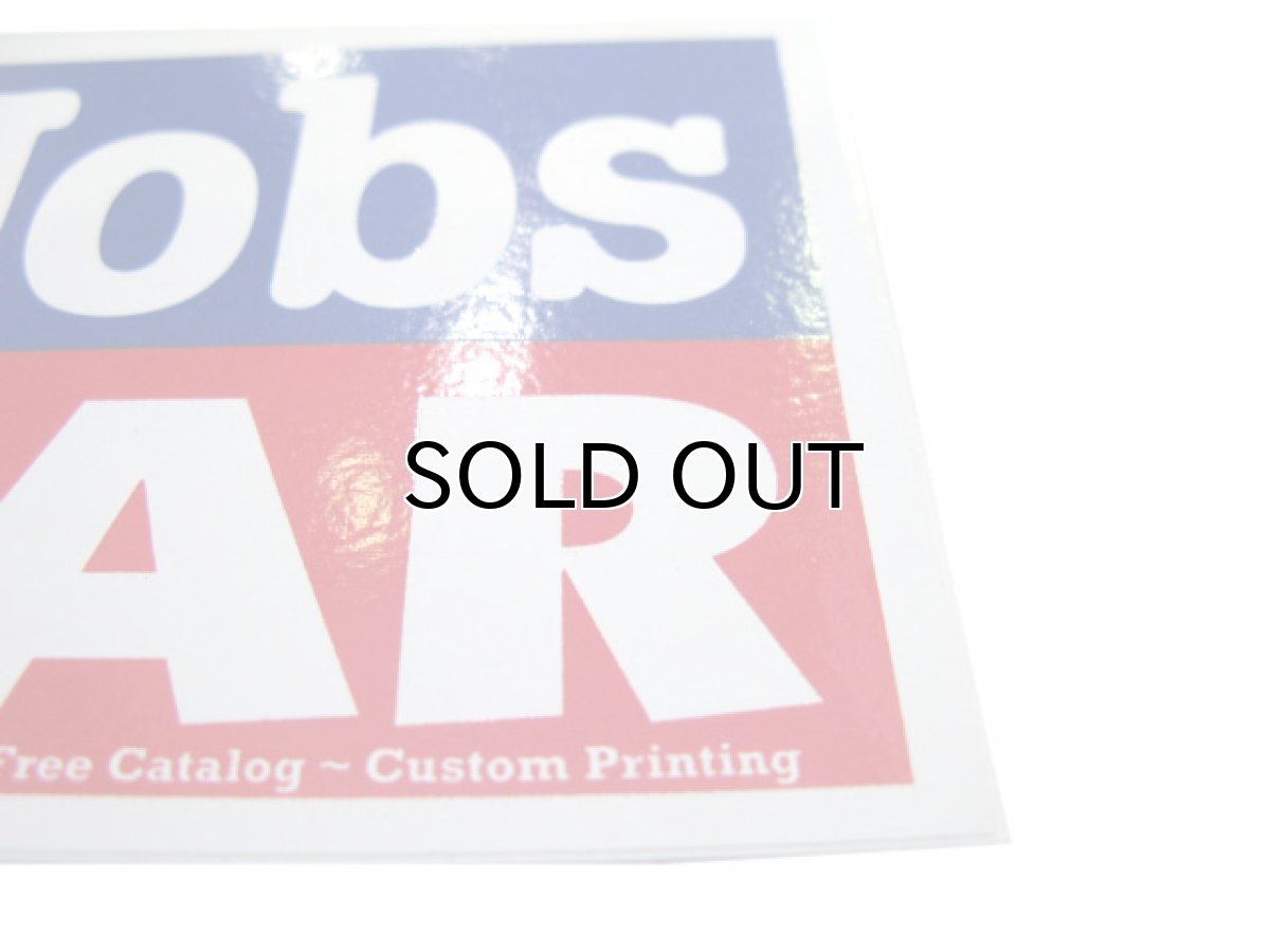 画像3: "Make Jobs NOT WAR" Stickers    (3)