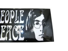 画像2: "IMAGINE ALL THE PEOPLE LIVING LIFE  IN PEACE" Bumper Stickers    (2)