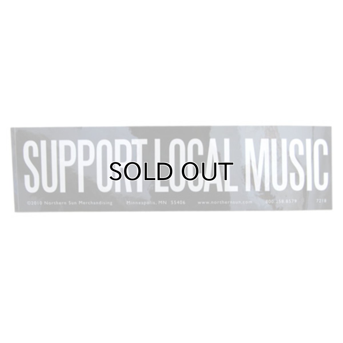 画像1: "SUPPORT LOCAL MUSIC" Bumper Stickers    (1)