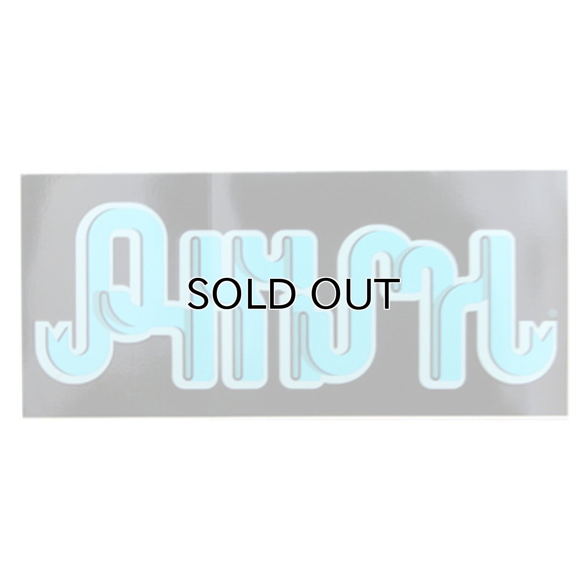 画像1: PHISH "Ribon Logo" Sticker　BLUE    (1)