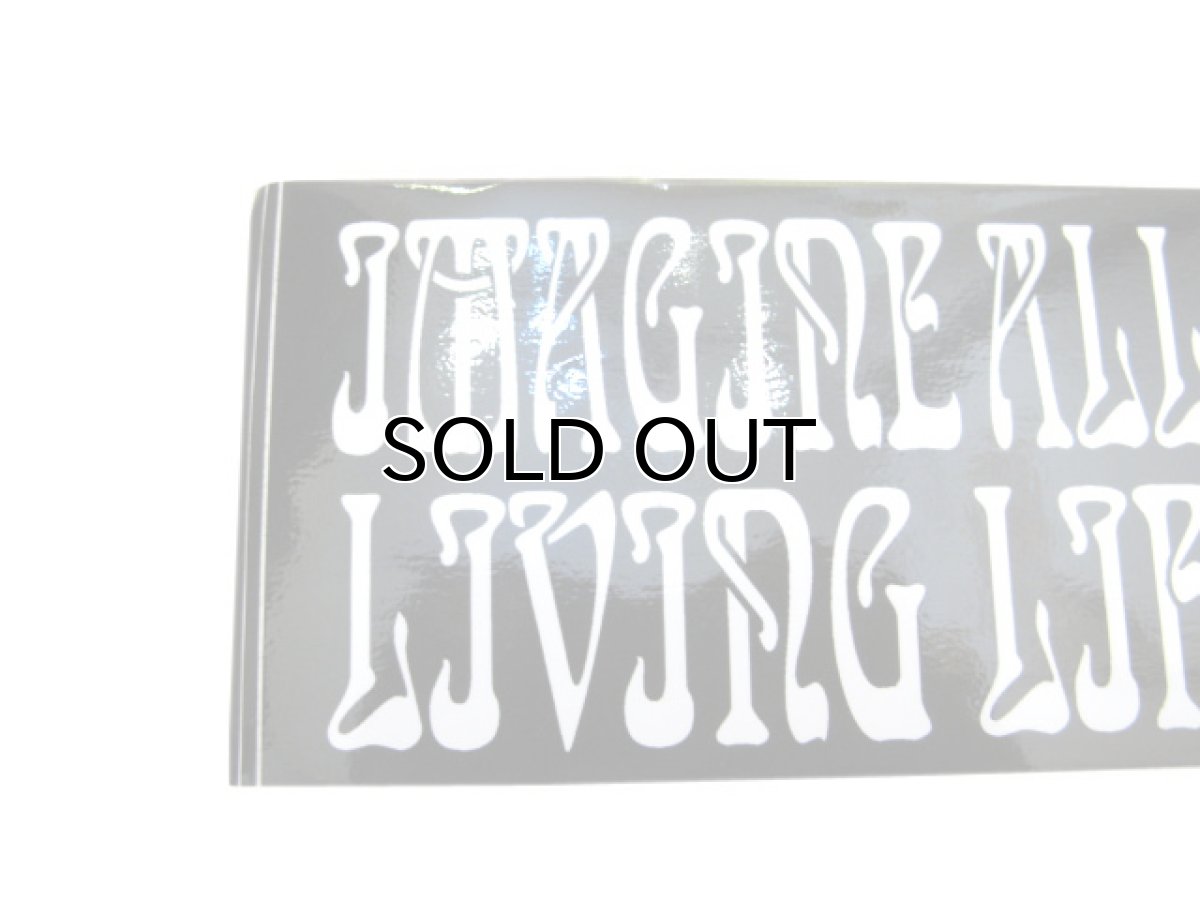 画像3: "IMAGINE ALL THE PEOPLE LIVING LIFE  IN PEACE" Bumper Stickers    (3)