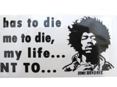 画像3: "Jimi Hendrix" Bumper Stickers      (3)