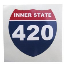画像1: "INNER STATE 420 " Stickers    (1)