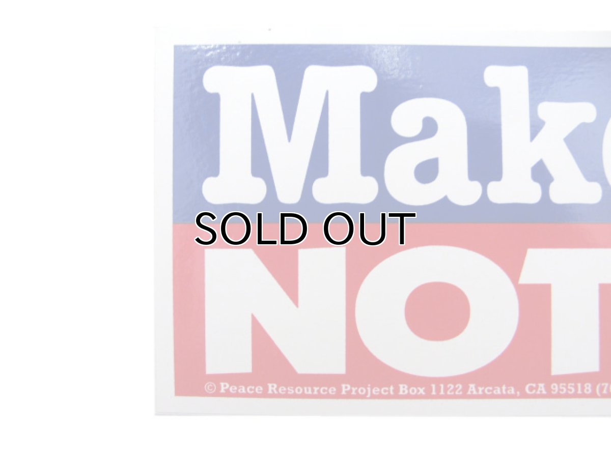 画像2: "Make Jobs NOT WAR" Stickers    (2)