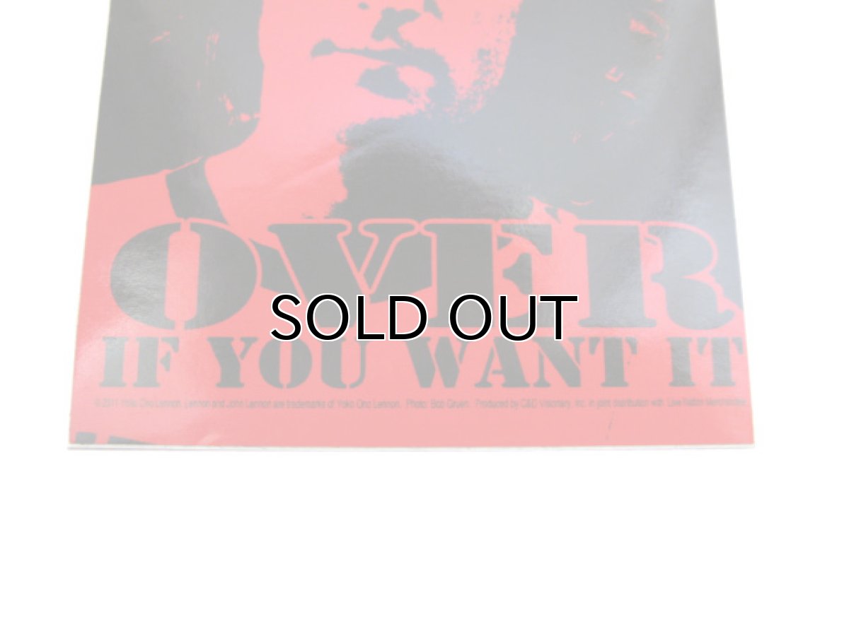 画像3: WAR IS OVER! IF YOU WANT IT!" John Lennon Stickers    (3)