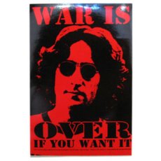 画像1: WAR IS OVER! IF YOU WANT IT!" John Lennon Stickers    (1)