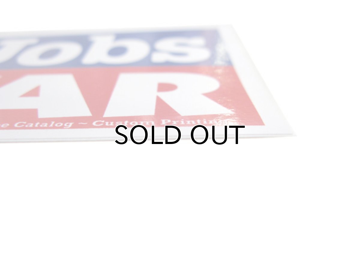 画像4: "Make Jobs NOT WAR" Stickers    (4)