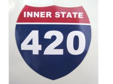 画像3: "INNER STATE 420 " Stickers    (3)