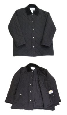 画像3: "L.L.Bean" Corduroy Collar Quilting Jacket　BLACK　size M-L (表記 Lady's Regular / Small) (3)