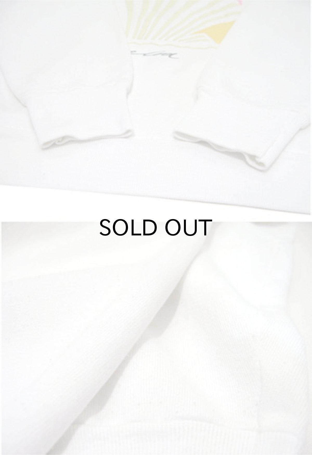 画像5: 1980's FRUIT OF THE ROOM "Cape cod" Crew Neck Sweat Shirts -made in USA- WHITE size M (表記 L) (5)