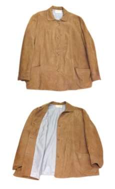 画像3: 1950's~ "G.FOX & Co." Suede Leather Jacket　BEIGE　size M (表記 不明) (3)