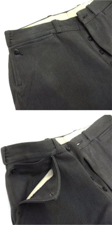 画像4: 1950's "BURLINGTON" Wip Cord Riding Trousers　Charcoal Grey　size w 31 inch (4)