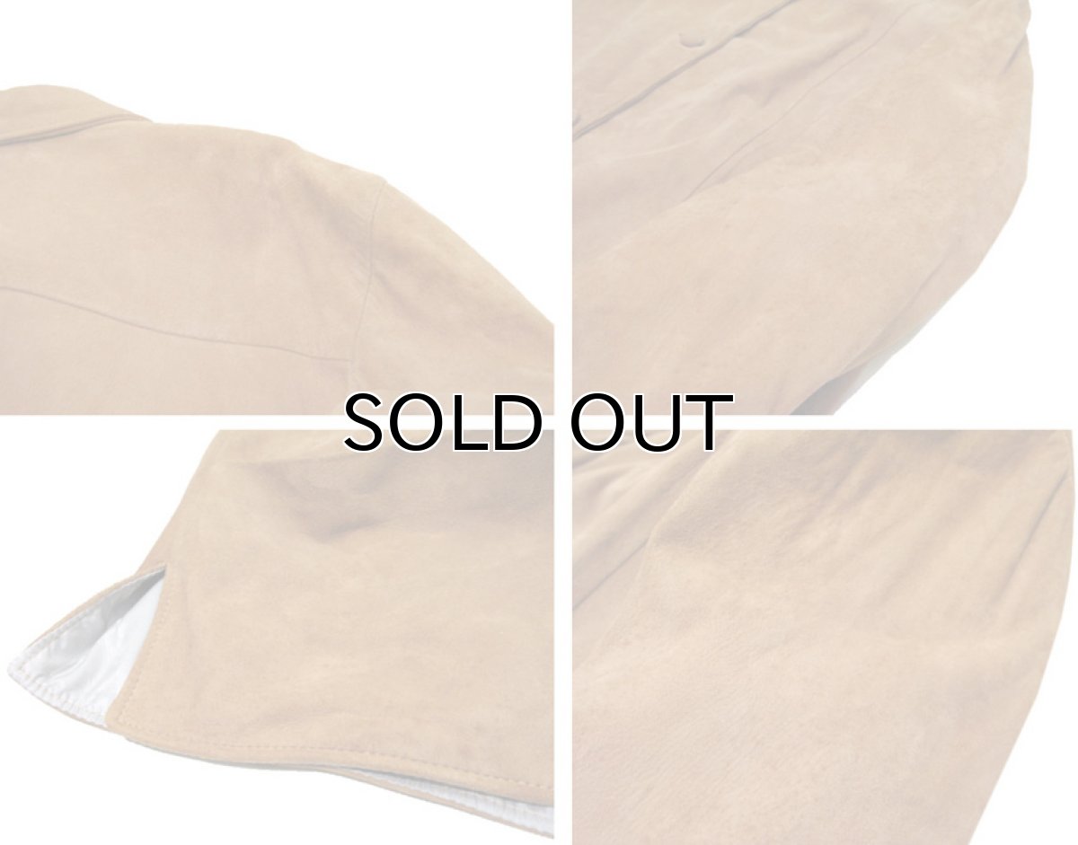 画像4: 1950's~ "G.FOX & Co." Suede Leather Jacket　BEIGE　size M (表記 不明) (4)