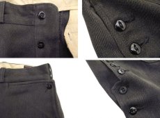 画像7: 1950's "BURLINGTON" Wip Cord Riding Trousers　Charcoal Grey　size w 31 inch (7)