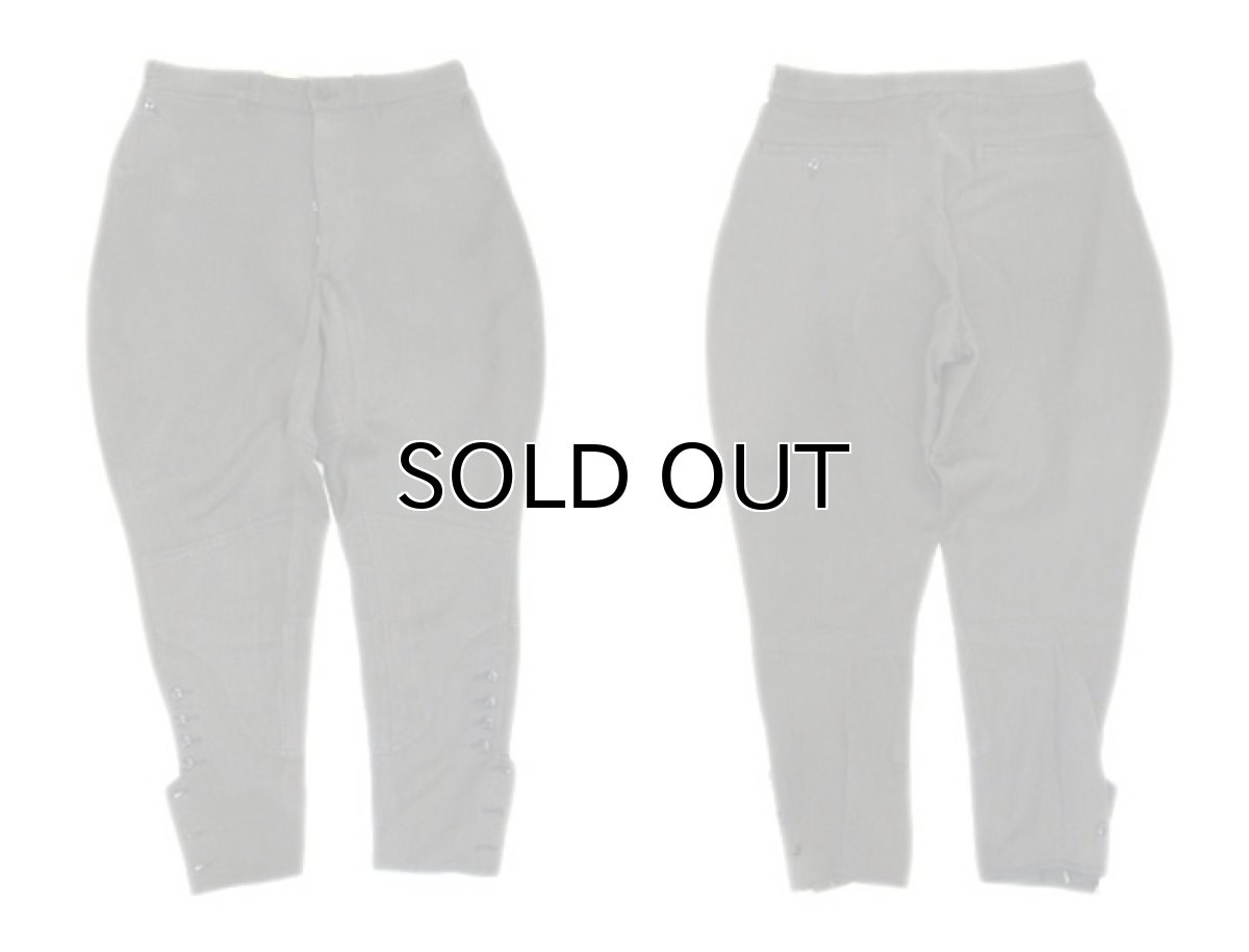 画像9: 1950's "BURLINGTON" Wip Cord Riding Trousers　Charcoal Grey　size w 31 inch (9)