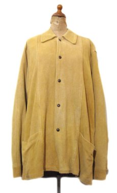 画像1: 1970's~ "Norm Thompson" Suede Leather Jacket　Yellow Beige　size L (表記 L) (1)