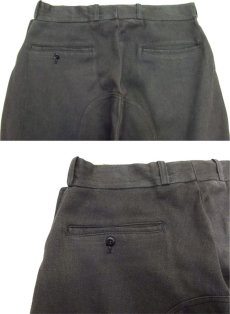 画像8: 1950's "BURLINGTON" Wip Cord Riding Trousers　Charcoal Grey　size w 31 inch (8)