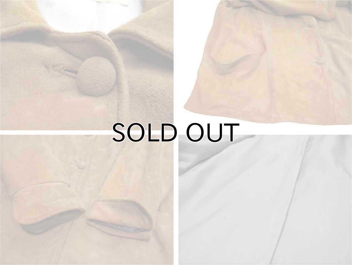 画像5: 1950's~ "G.FOX & Co." Suede Leather Jacket　BEIGE　size M (表記 不明) (5)