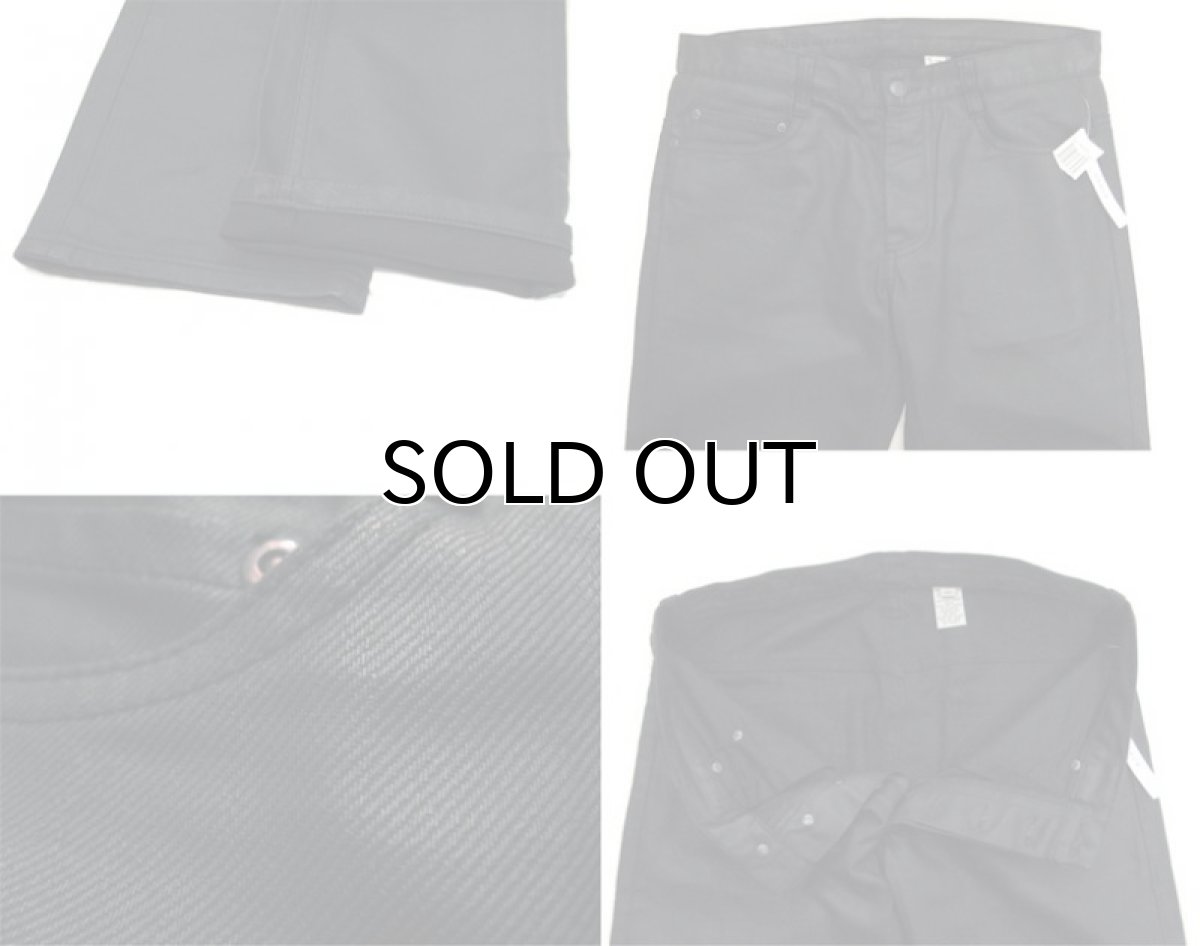 画像5: MARC BY MARC JACOBS Rubber Coating 5 Pocket Pants BLACK size w 31 inch (表記 30) (5)