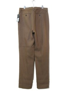 画像2: MARC BY MARC JACOBS Cotton / Wool Tuck Trousers　Olive Beige　size w 34 inch (表記 32 x 34) (2)