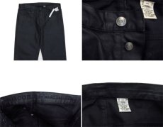 画像3: MARC BY MARC JACOBS Rubber Coating 5 Pocket Pants　BLACK　size w 31 inch (表記 30) (3)