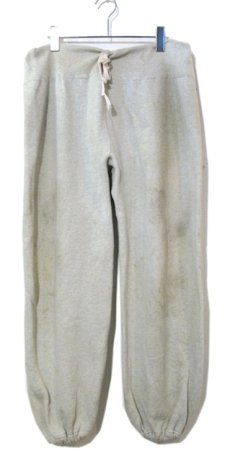 画像1: 1950-60's Unknown U.S.A Sweat Pants　Oatmeal　size L - XL (表記 不明) (1)