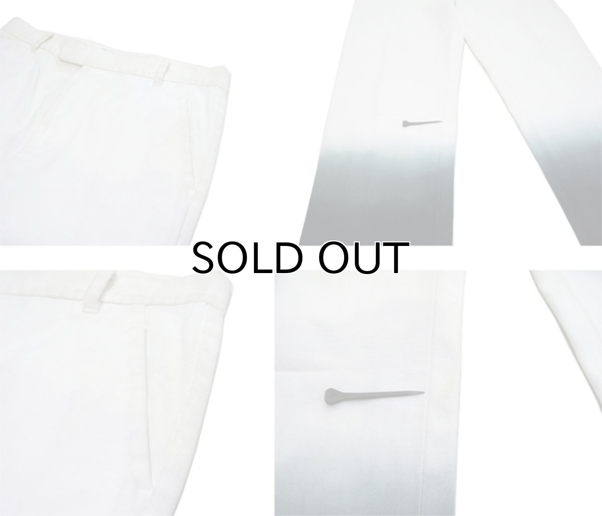 画像6: 3.1.Philliplim Gradation Color Tapered Trousers　White Base　size w 34 inch (表記 S) (6)