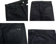 画像4: MARC BY MARC JACOBS Rubber Coating 5 Pocket Pants　BLACK　size w 31 inch (表記 30) (4)
