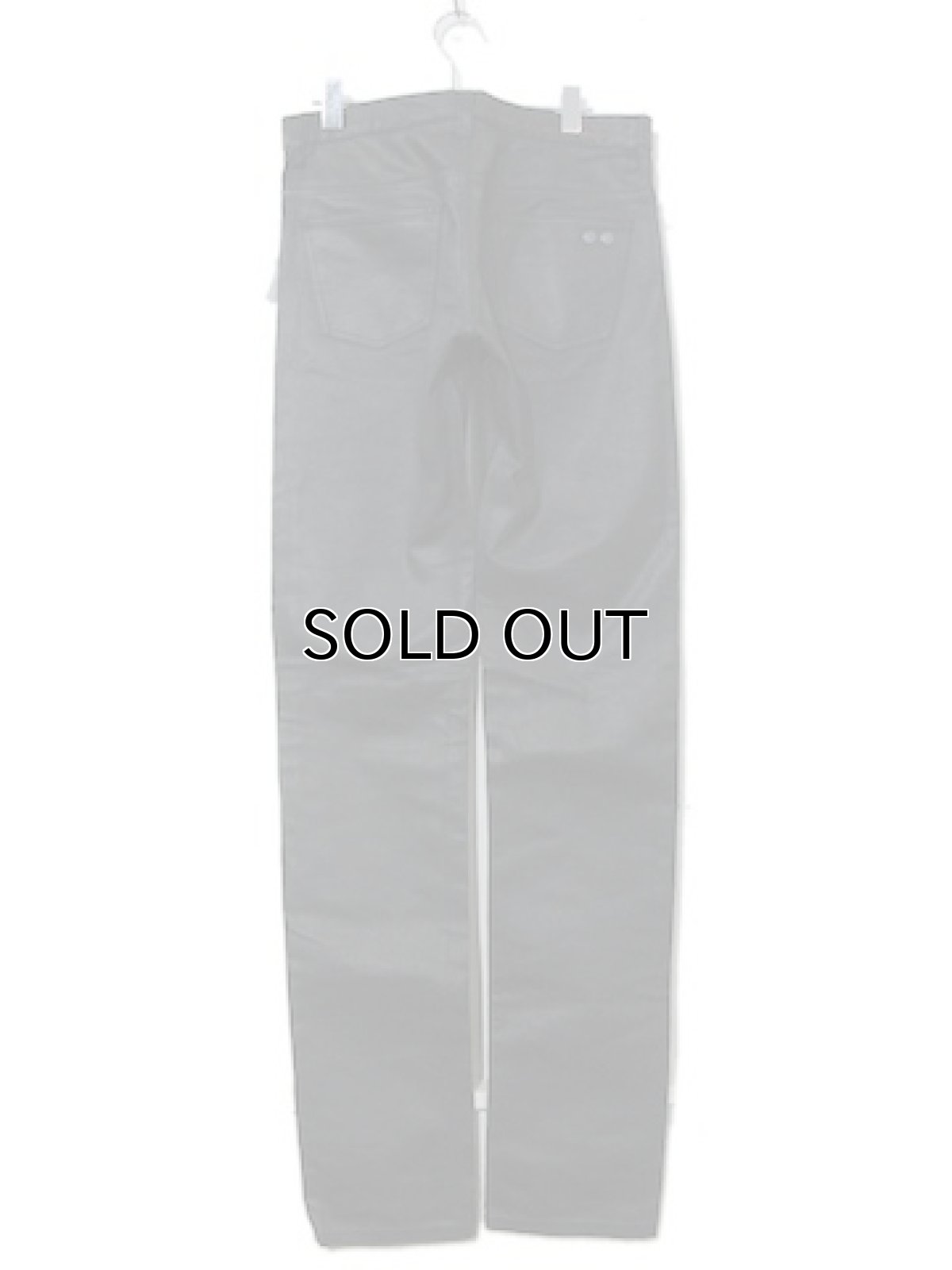 画像2: MARC BY MARC JACOBS Rubber Coating 5 Pocket Pants BLACK size w 31 inch (表記 30) (2)