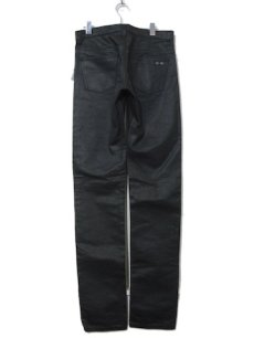 画像2: MARC BY MARC JACOBS Rubber Coating 5 Pocket Pants　BLACK　size w 31 inch (表記 30) (2)