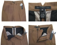 画像3: MARC BY MARC JACOBS Cotton / Wool Tuck Trousers　Olive Beige　size w 34 inch (表記 32 x 34) (3)