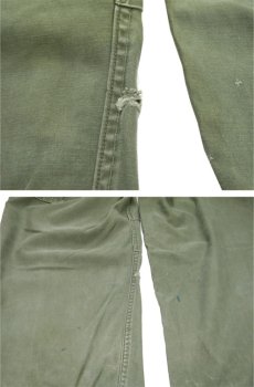 画像9: 1950's US Military "M-1951" Field Pants　OLIVE   size ~ w 32.5 inch (9)