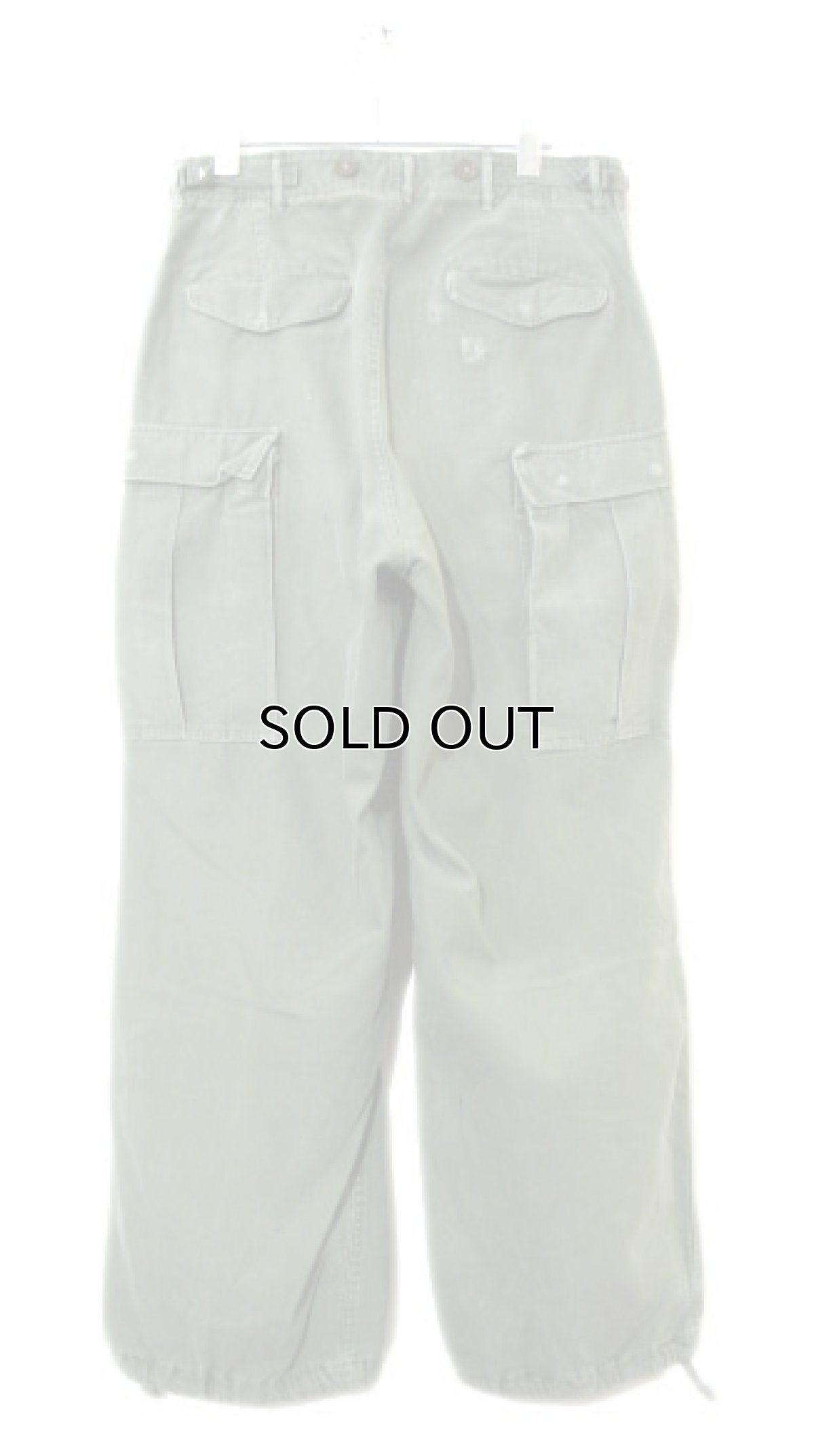 画像2: 1950's US Military "M-1951" Field Pants OLIVE   size ~ w 32.5 inch (2)