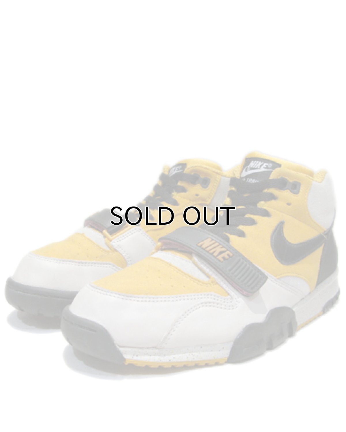 画像1: NIKE "AIR TRAINER" Hi-Cut Sneaker　Yellow / Grey / Black　size 9 (27 cm) (1)