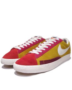 画像1: NIKE "BLAZER" Low-Cut Sneaker　PINK / Mustard / White　size 9.5 (27.5 cm) (1)