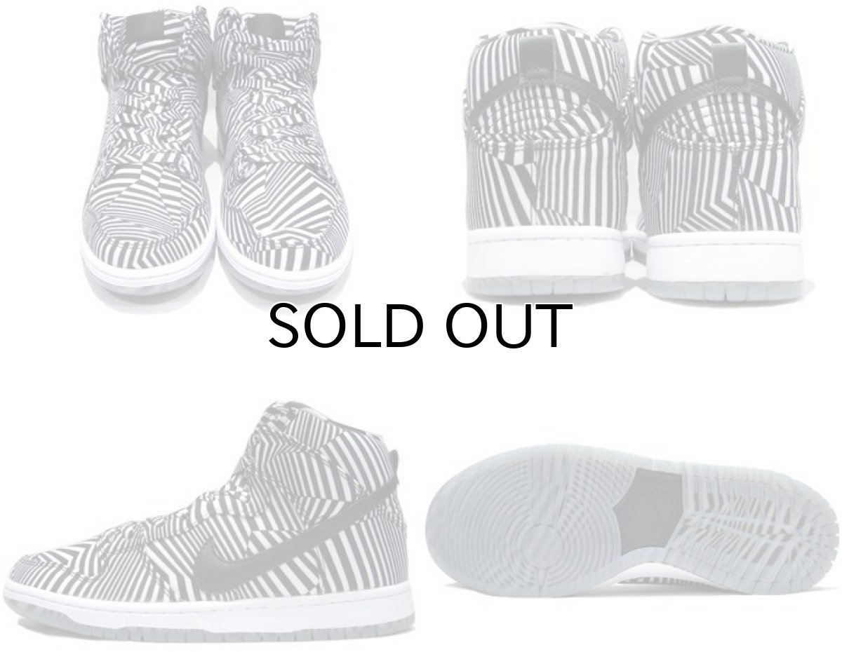 画像2: NIKE "DUNK Hi-Cut" Basketball Shoes　color : ZEBRA　size 9 (2)