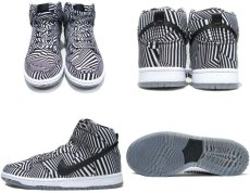 画像2: NIKE "DUNK Hi-Cut" Basketball Shoes　color : ZEBRA　size 9 (2)