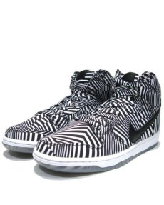 画像1: NIKE "DUNK Hi-Cut" Basketball Shoes　color : ZEBRA　size 9 (1)