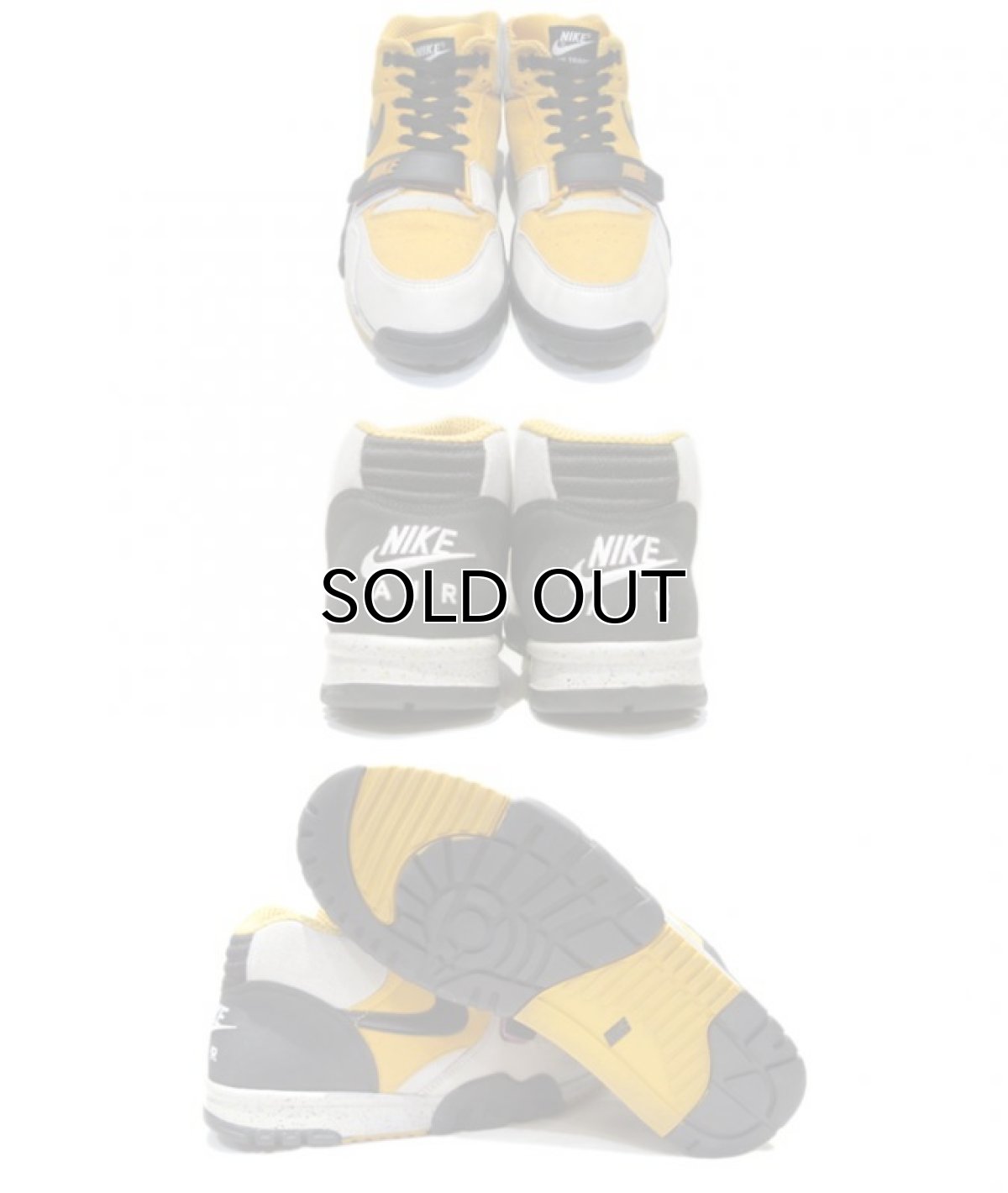 画像2: NIKE "AIR TRAINER" Hi-Cut Sneaker　Yellow / Grey / Black　size 9 (27 cm) (2)