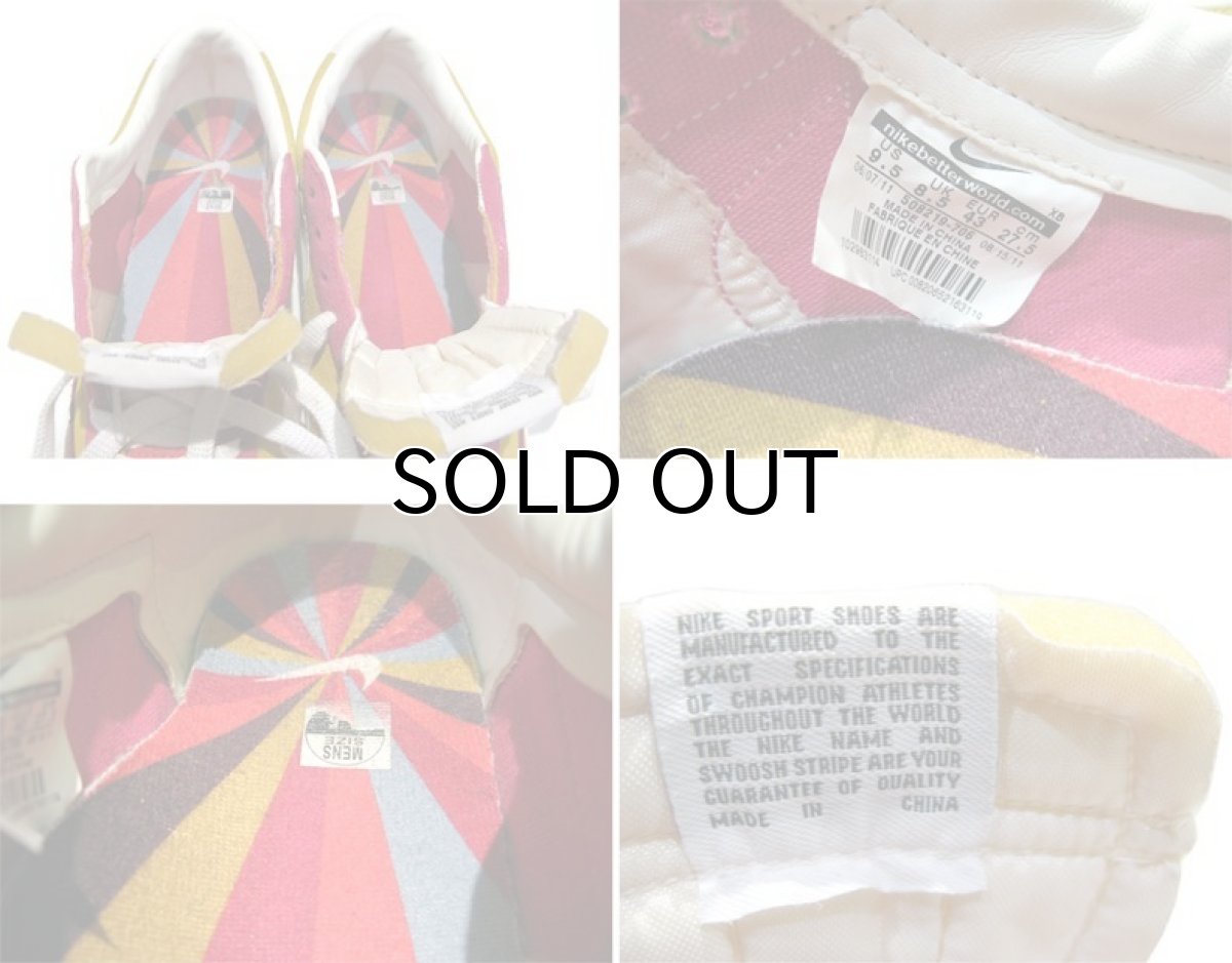 画像4: NIKE "BLAZER" Low-Cut Sneaker PINK / Mustard / White size 9.5 (27.5 cm) (4)