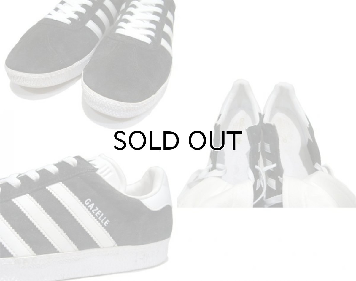 画像3: adidas "GAZELLE" Low-Cut Suede Sneaker Black / White size 13 (31 cm) (3)
