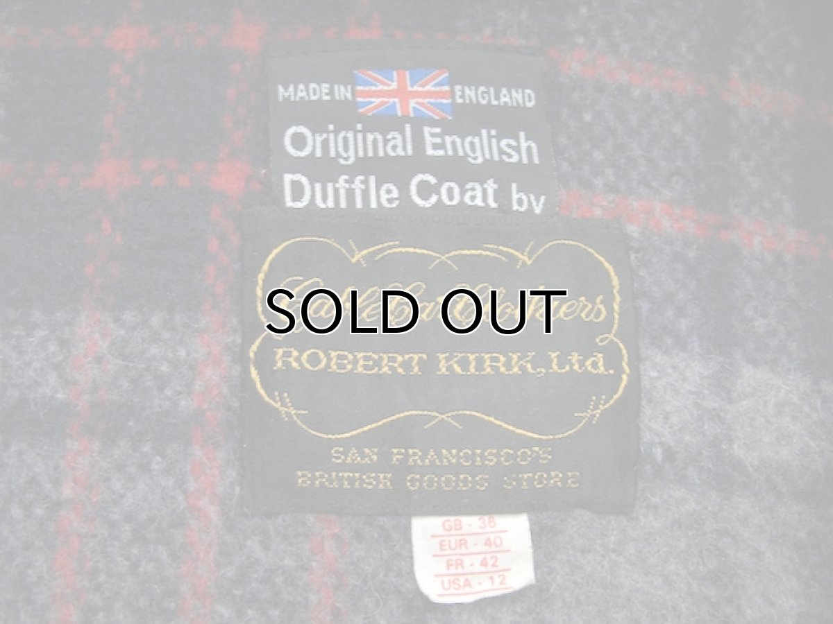 画像3: 1980's "ROBERT KIRK" Duffle Coat -made in ENGLAND- NAVY size S - M (表記 US12) (3)