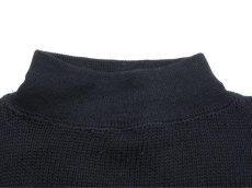 画像5: 1950's~ U.S.NAVY Mock Neck Wool Sweater　NAVY　size S (表記 36) (5)