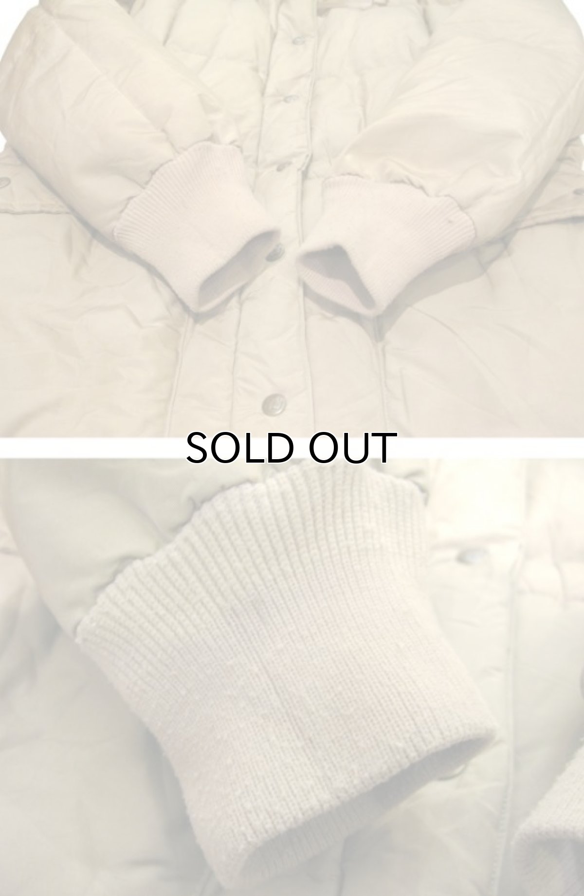 画像6: 1980's "EDDIE BAUER" Square Quilt Hooded Down Jacket　BEIGE　size M - L (表記 不明) (6)