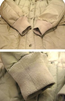 画像6: 1980's "EDDIE BAUER" Square Quilt Hooded Down Jacket　BEIGE　size M - L (表記 不明) (6)