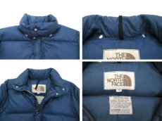 画像4: 1970-80's "THE NORTH FACE" Rip-Stop Nylon Down Jacket　NAVY　size XS (4)