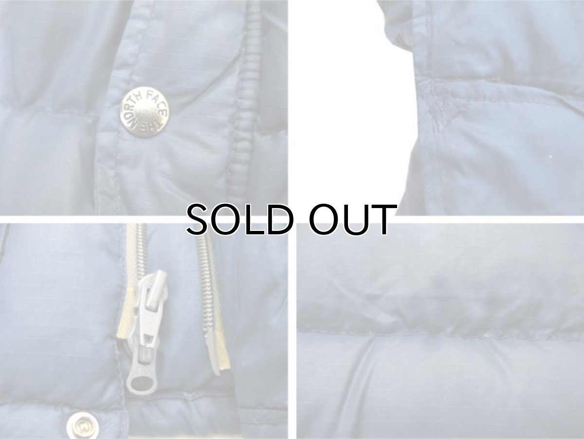 画像5: 1970-80's "THE NORTH FACE" Rip-Stop Nylon Down Jacket NAVY size XS (5)