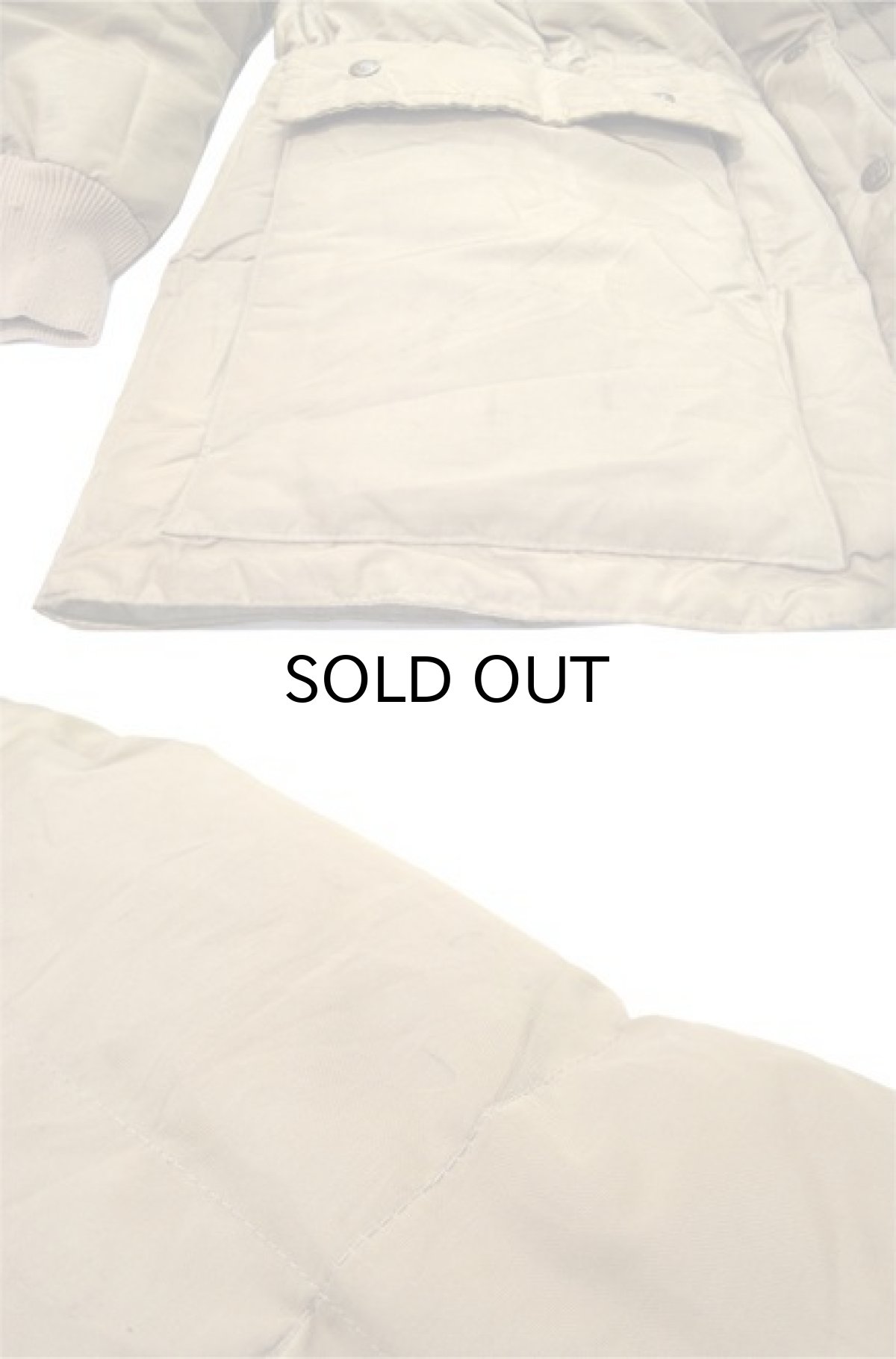 画像7: 1980's "EDDIE BAUER" Square Quilt Hooded Down Jacket　BEIGE　size M - L (表記 不明) (7)